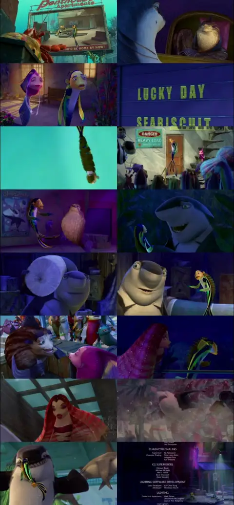 Still 1 of Shark Tale (2004) BluRay [Hindi (DD2.0) & English] 1080p 720p & 480p Dual Audio [x264]