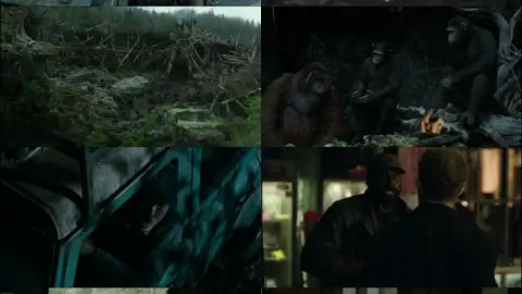 Still 1 of Dawn of the Planet of the Apes (2014) BluRay [Hindi (ORG 2.0) & English] 1080p 720p & 480p [x264]
