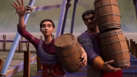 Still 1 of Wolf King (Season 1) WEB-DL [Hindi (DD5.1) & English] 1080p 720p & 480p [x264/ESub] | [ALL Episodes] | NF Series