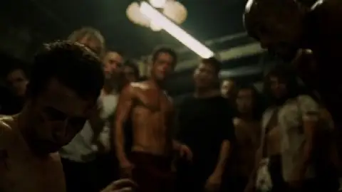 Still 2 of Fight Club (1999) BluRay [Hindi (ORG 2.0) & English] 1080p 720p & 480p [x264/10Bit-HEVC]