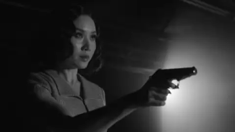 Still 8 of Spider-Noir (Season 1) WEB-DL [Hindi (DD5.1) & English] 4K 1080p 720p & 480p [x264/10Bit-HEVC] | [ALL Episodes] | PrimeVideo Series [Authentic Black and White]