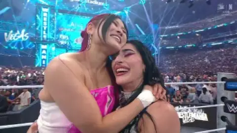 Still 3 of WWE WrestleMania 42 Sunday (2026) WEB-DL [Hindi (2.0) & English] 1080p 720p & 480p Dual Audio [x264] | Full Event