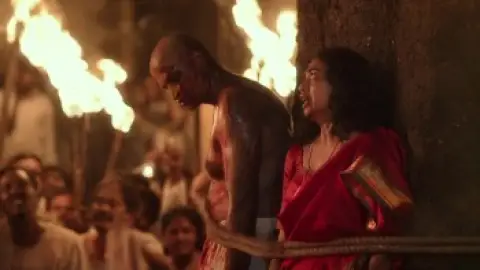 Still 1 of Virupaksha (2023) UNCUT WEB-DL [Hindi (DD5.1) & Telugu] 4K 1080p 720p & 480p Dual Audio [x264/10Bit-HEVC]