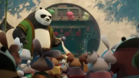 Still 1 of Kung Fu Panda 4 (2024) WEB-DL [Hindi (ORG 5.1) + English] 4K 1080p 720p & 480p Dual Audio [x264/10Bit-HEVC]