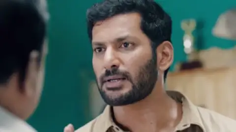 Still 2 of Veerame Vaagai Soodum (2022) [HQ Hindi-Dub] WEB-DL 1080p 720p & 480p [x264/HEVC] HD